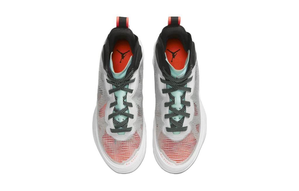 Jordan Air Jordan 37 'Guo Ailun Slip Resistant Anti Kick Cushioning Mid Top Children's Basketball Shoes White Black FJ4495-130
