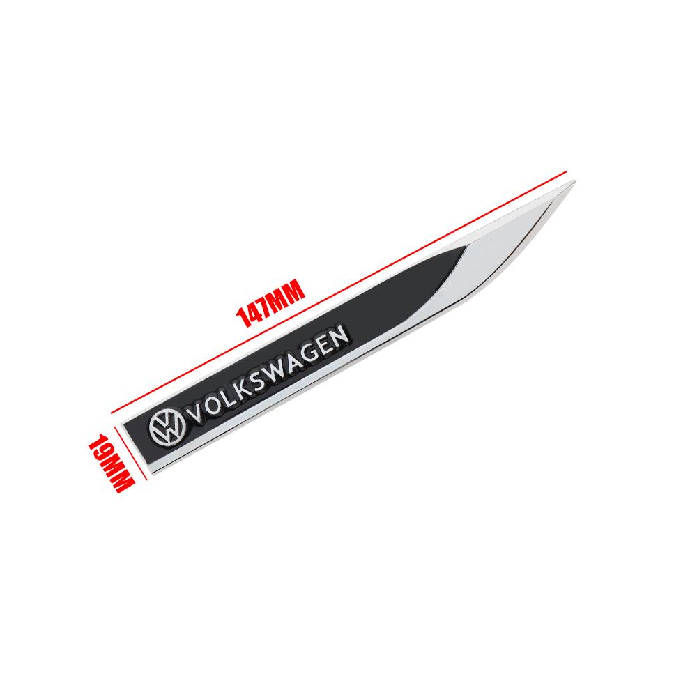 2025 Heißes Auto Metall GTI GTD R Line Logo Seitenkarosserie Kotflügel Emblem Aufkleber Für Volkswagen VW Polo Golf Passat Tiguan Arteon Taigo Ca