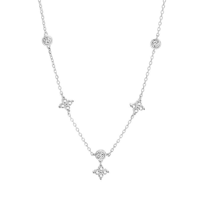 Colier trifoi cu patru foi modă pentru femei lux ușor nișă rafinat design high-end articole cadou pentru fete bijuterii