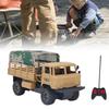 RC Military Truck 4 Channel Detachable Tent Remote Control Vehicle Military Truck with Light for Over 6 Years Old Kids