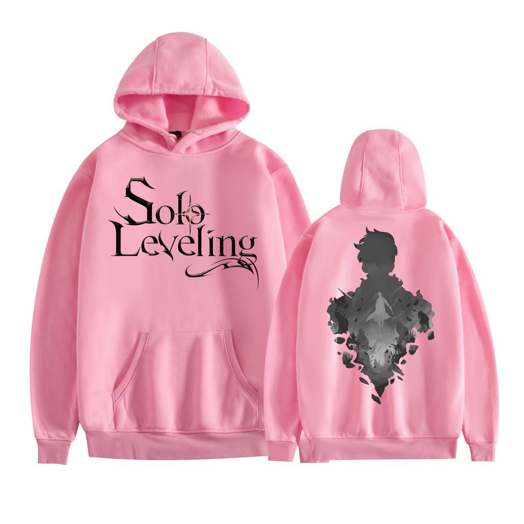 Solo Leveling Hooded for Aldult Streetwear Hoodie Cartoon Printed Unisex Hooded Pullover