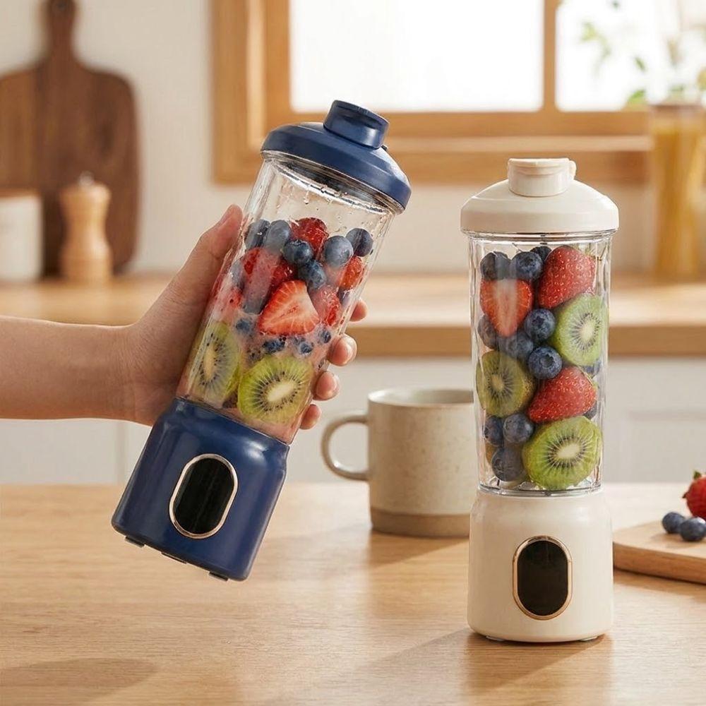 USB Rechargeable Fruit Blender Digital Display Juice Cup Blender Vegetable Drinks