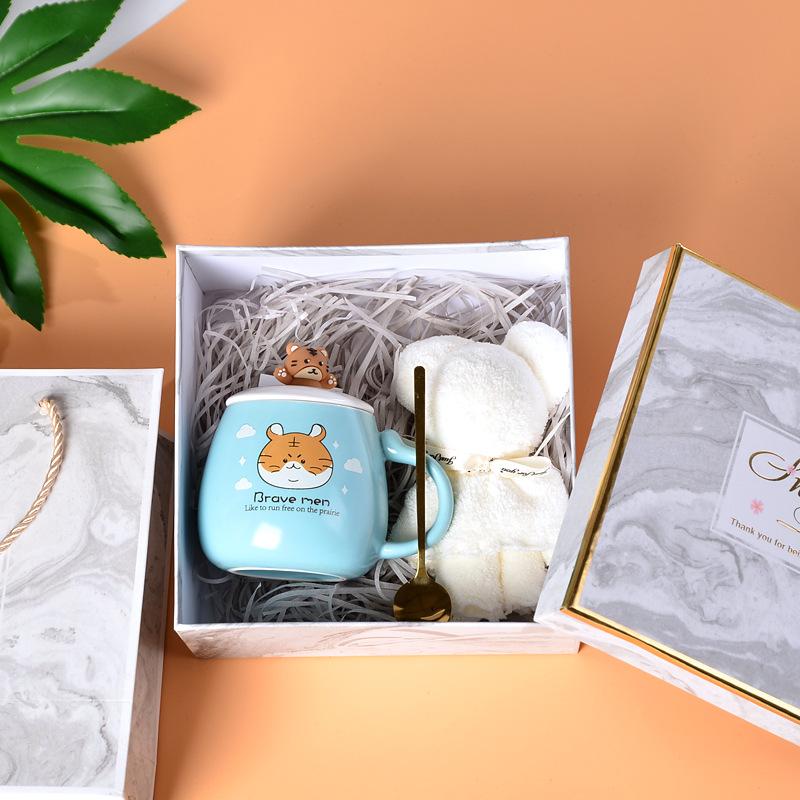 Novel Little Tiger Mug Souvenir Ceramic Mug  Creative Personalized Cartoon Ins Home Coffee Mug