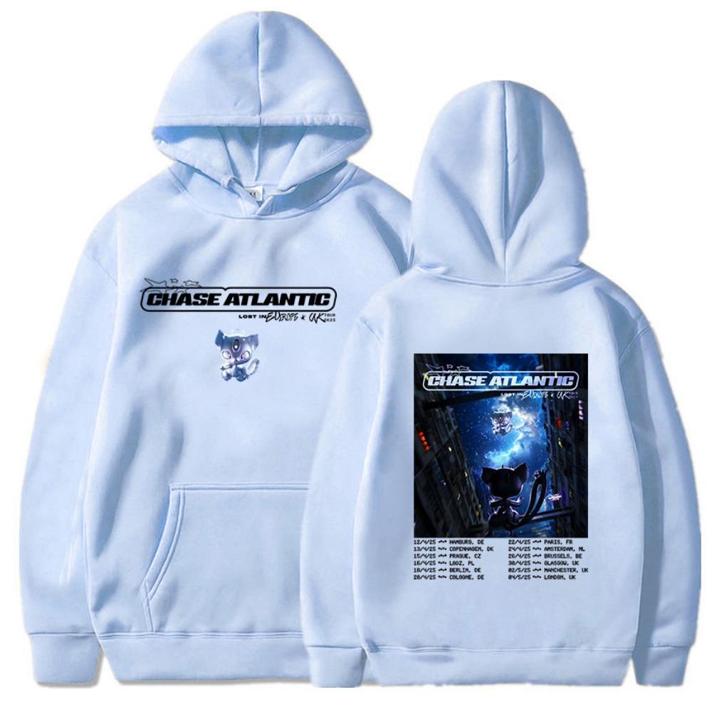 2025 Men's and Women's Rock Band Hooded Sweatshirt Casual and Comfortable Polar Winter Long Sleeved Hooded Sweater