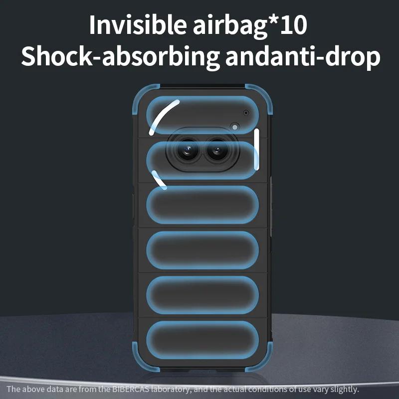 Skin Feeling Flexible Silicone Case for Nothing Phone 3a Protective Cover For Shockproof Fundas Coque