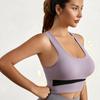 Soutien-gorge de sport pour femmes, résistant aux chocs, Push-Up, gilet de Yoga, sous-vêtements décontractés quotidiens, débardeur à haute élasticité, Lingerie