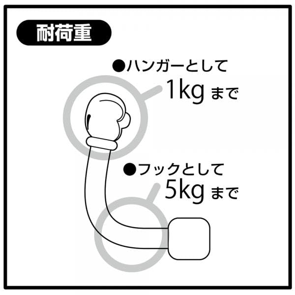 Napolex Headrest Easy Mickey Arm Hook Convenient Car Disney Mickey Mouse Hanger, Installation, Hanger, Accessory, Design, WD-406