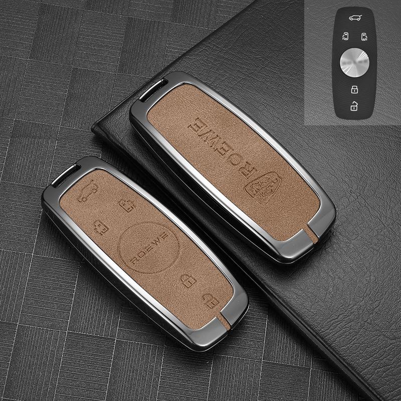 

Roewe iMAX8 Premium Key Case: High-End MPV Metal Keychain Holder.
