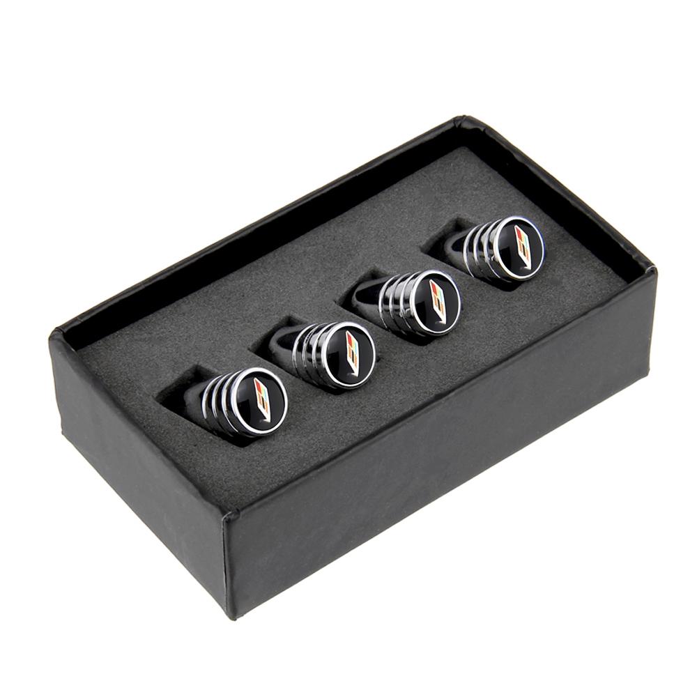 Car Wheel Tire Valve Stem Caps Air Cover for Cadillac Escalade Tiburon Deville Seville XT5 XTS CTS BLS SLS DTS SRX Accessories