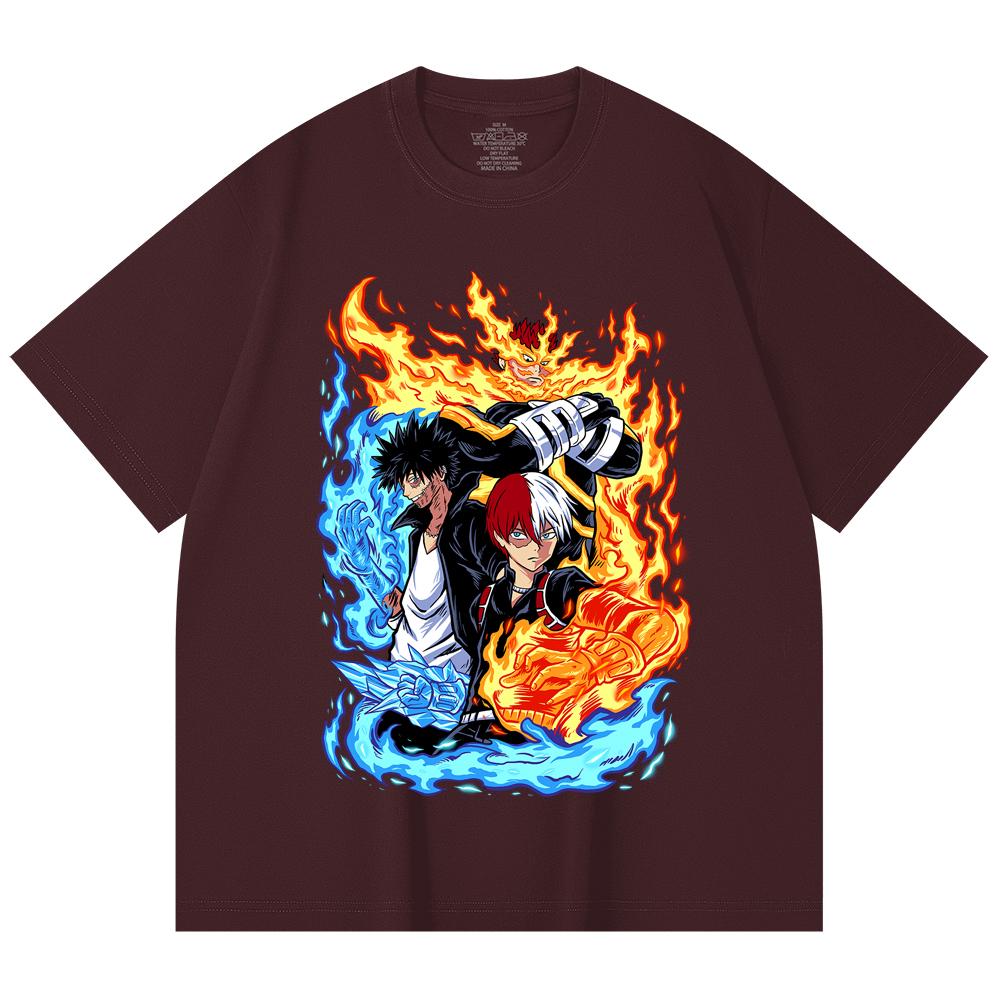 

230 Gsm 100% Cotton My Hero Academia V5 Print Unisex Heavy Cotton T Shirt 2XL