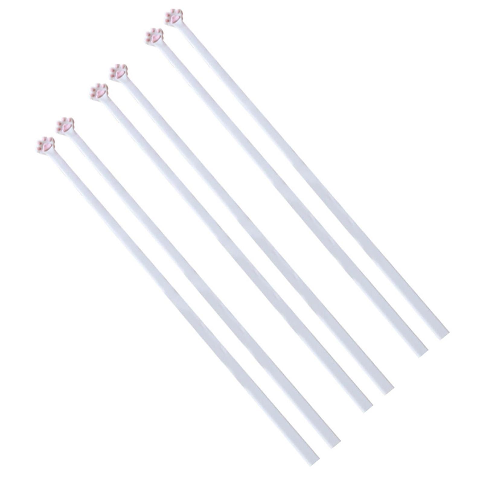 

Набор из 3 милых палочек для еды многоразового использования с дизайном кошачьей лапки, легкая пластиковая посуда для любителей кошек, кухонные аксессуары