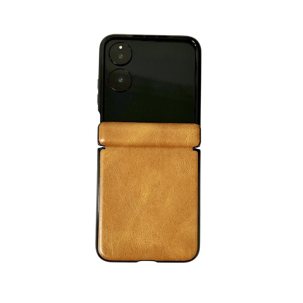 Applicable To Xiaomi MIXFlip Mobile Phone Case MIXFlip1 Crazy Horse Pattern Magicvflip1 Magnetic Attraction One-piece Central Axis Tide