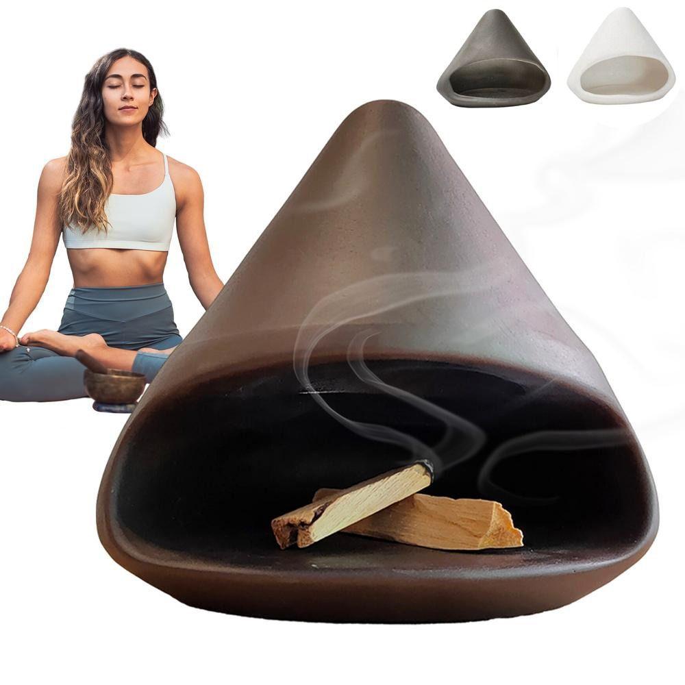 High Quality Handcrafted Incense Stick Stand Peru Burner Tray Incense Burner Ceramic Sacred Wood Burner Gift