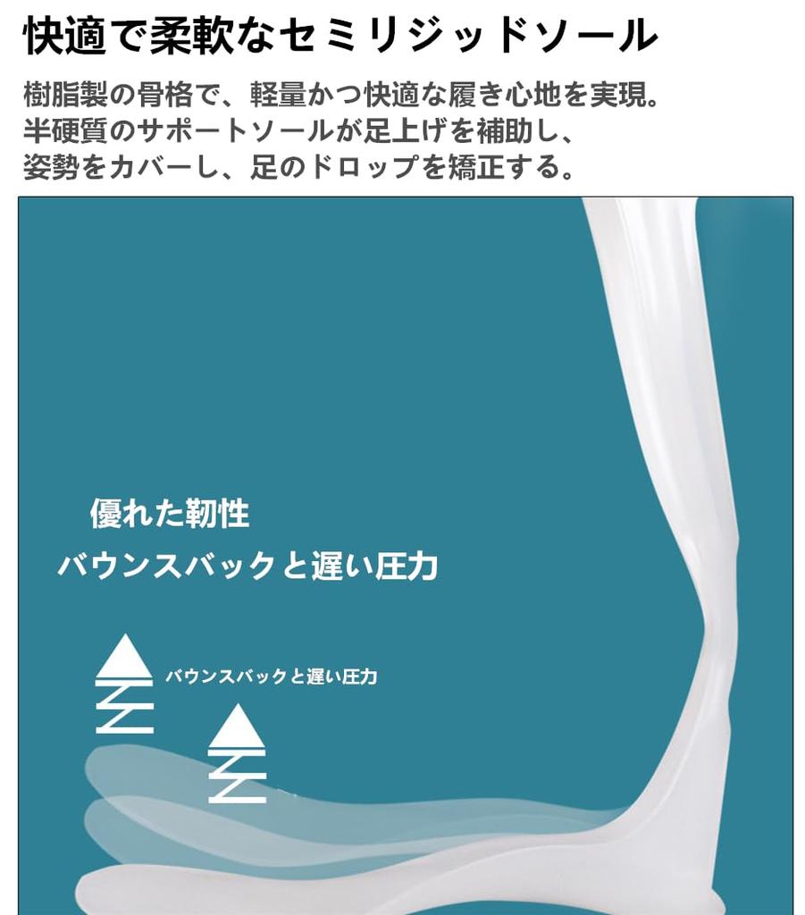 Haoguizheng Home Foot Drop Interior and Ancillary Corrector for Foot Muscle Drop or Polio Barefoot Medium Orthosis, Exterior, Weakness/Foot