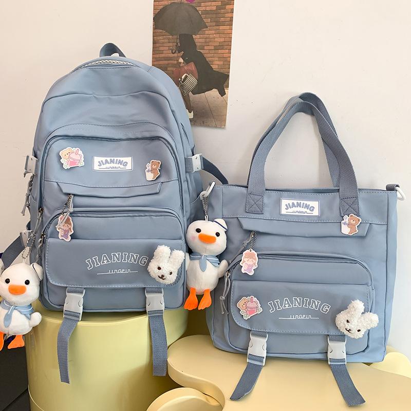 Ghiozdane pentru copii Fete Capacitate mare Rezistente la murdărie Rucsacuri din două piese pentru elevi de școală primară