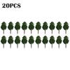 Model Green TreesPlastic Model Tree Scenery Railroad Decor Landscape Train Layout DIY Garden Scenery Miniature Toys For Kids