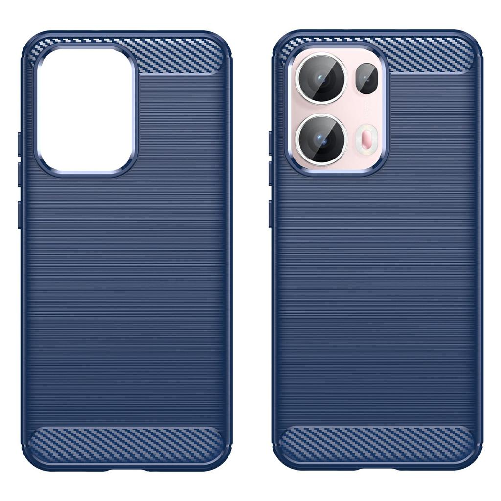 For Oppo Reno13 Pro 5G Case Protective Phone Cover Carbon Fiber Texture Brushed