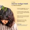 Nat Habit Organic Indigo Powder For Natural Black Hair Color HUFA Technology Chemical Free Deep Conditioning 170g Pack Of 1