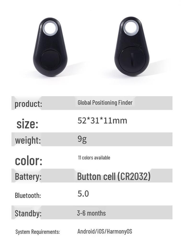 Universelles Ortungssystem für Android, iOS und Huawei: Ideal für ältere Menschen, Kinder und Haustiere Anti-Verlust und Standortwiedergabe.