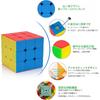 Findbetter Non Magnetic Speed Cube Smooth Rotation Beginner Level 3x3