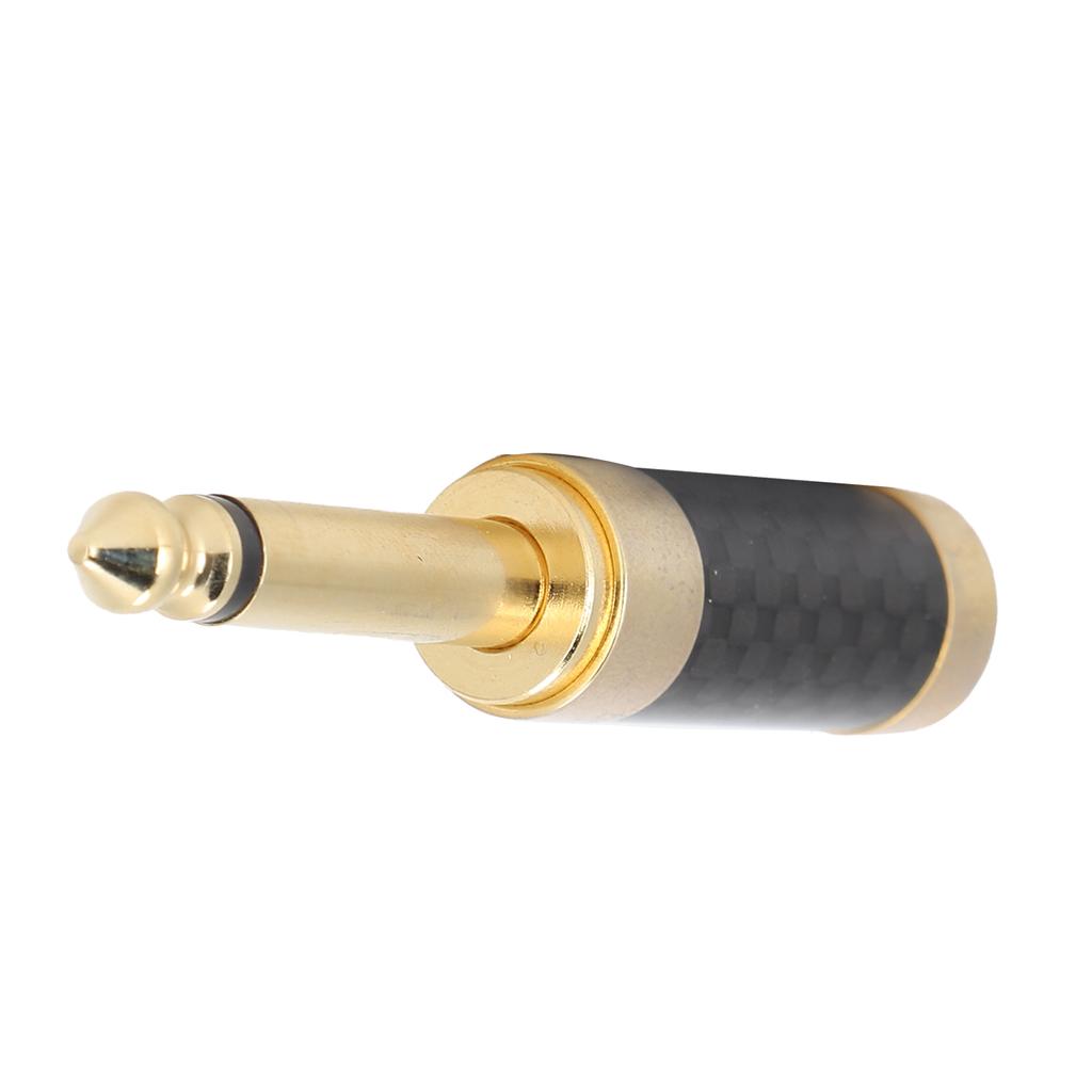 6.35mm Replacement Repair Balanced Plug Mono Male Plug for Microphone Speaker Audio Cable Repair