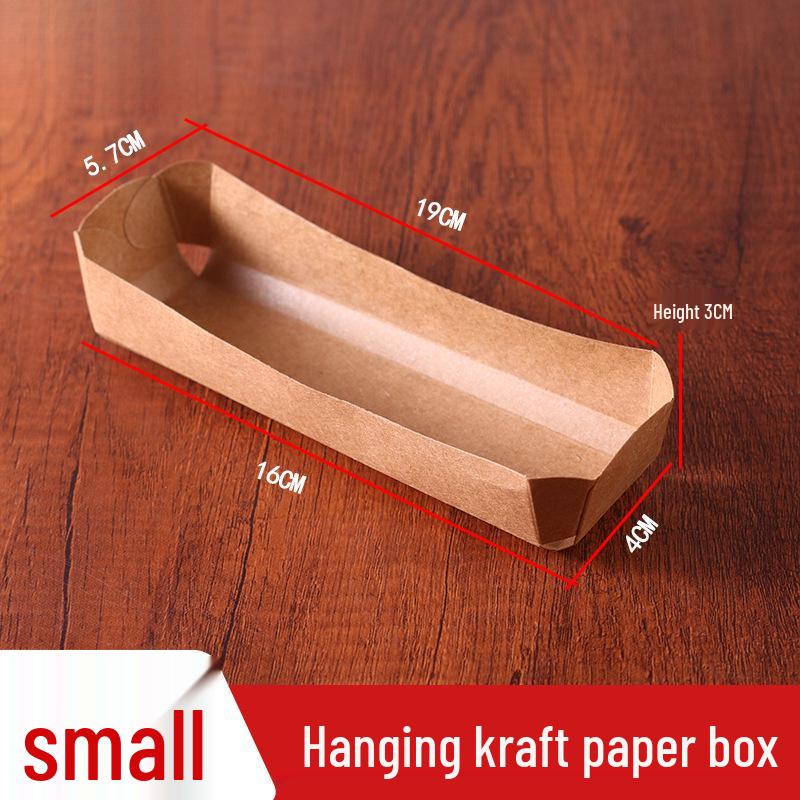Mung Bean Dorayaki Kraft Paper Packaging Box 100 pieces