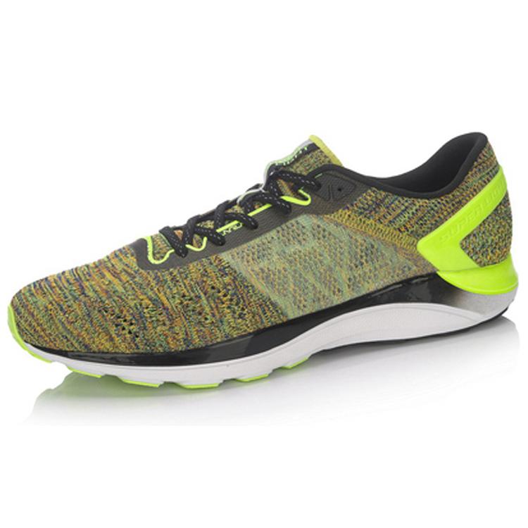 New LiNing Super Light 14 Shock Absorbers Low Top Running Shoes Unisex Neon Green Black ARBM019-1