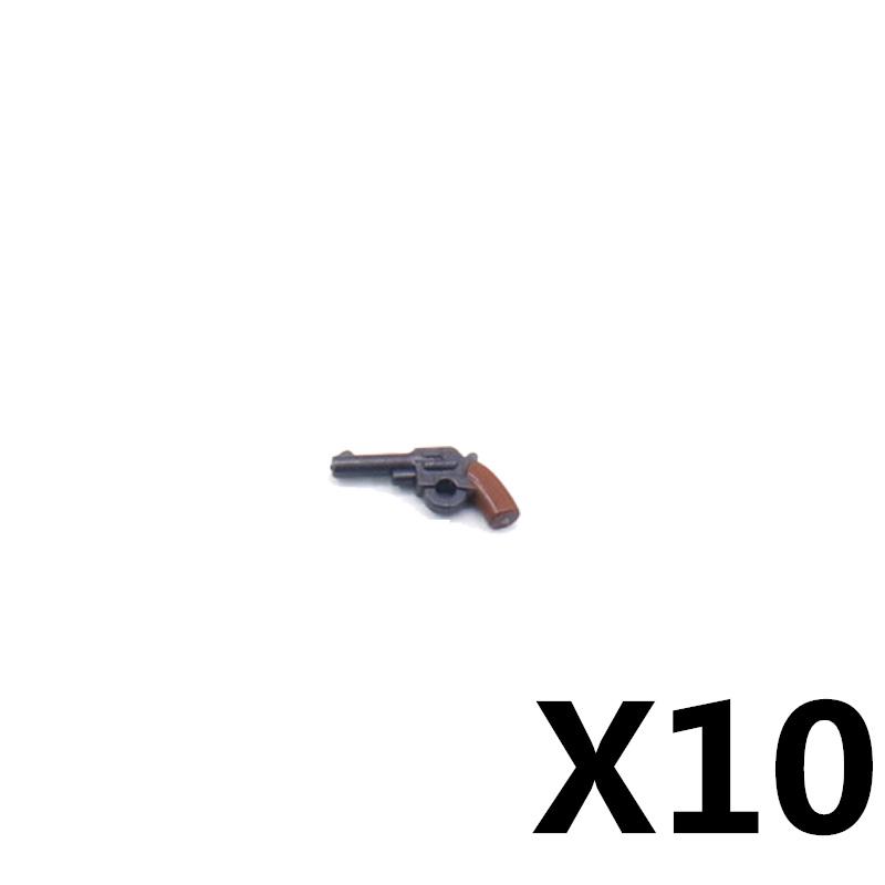 Military Soldier Figures Weapon Building Blocks Accessory Machine Guns Gatling Moxin Nagan Rocket Launcher Shield Toys Gift D124