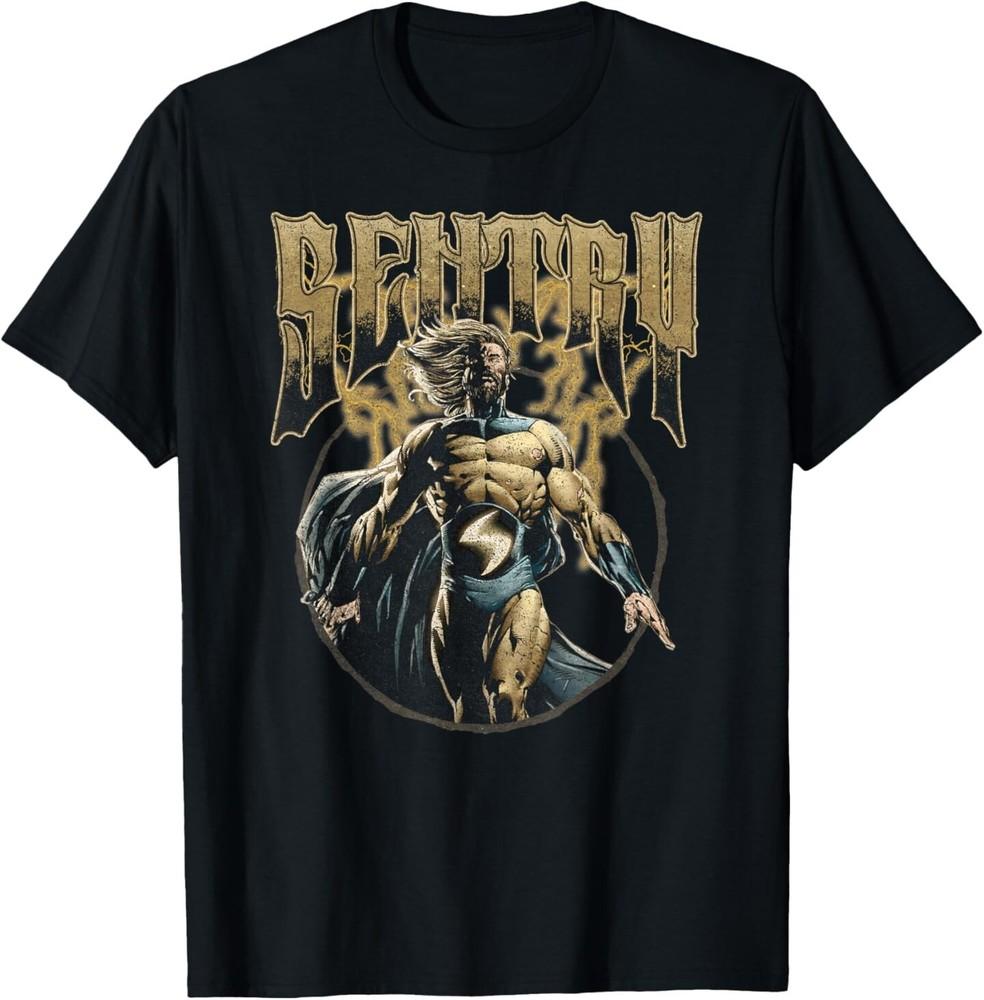 

Marvel Comics Retro Classic Sentry Distressed Portrait T-Shirt Unisex T-Shirt XL