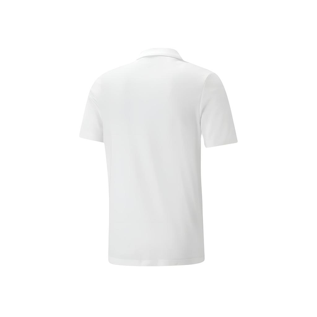 Puma X Mercedes-Benz Logo Print Short Sleeve Polo Shirt Men Polo Shirts White 538478-03