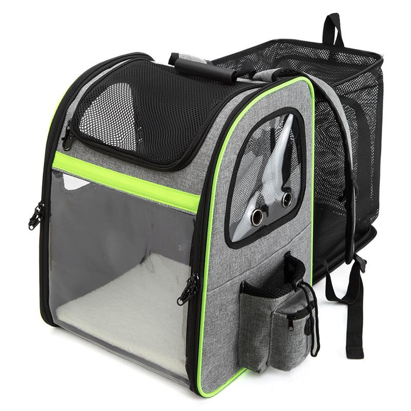 Pet Bag Double Shoulder Bag Cat Portable Breathable and Comfortable When Going Out To Expand The Large Capacity of Dog Backpack