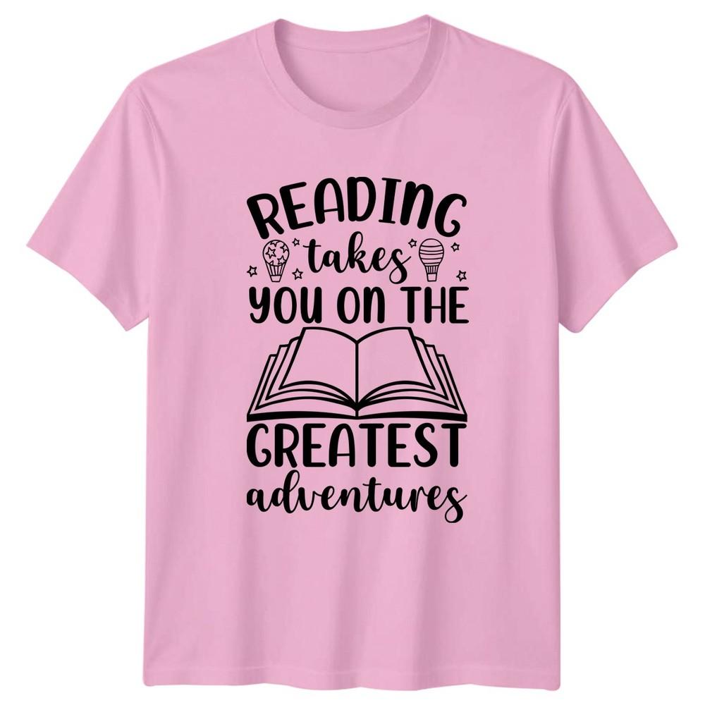 Reading Takes You On The TShirt Bookworm Literacy Gift For Him And Her