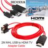 Micro USB To HDMI-compatible 1080P HD TV Cable Adapter for Android Samsung Phones 11PIN