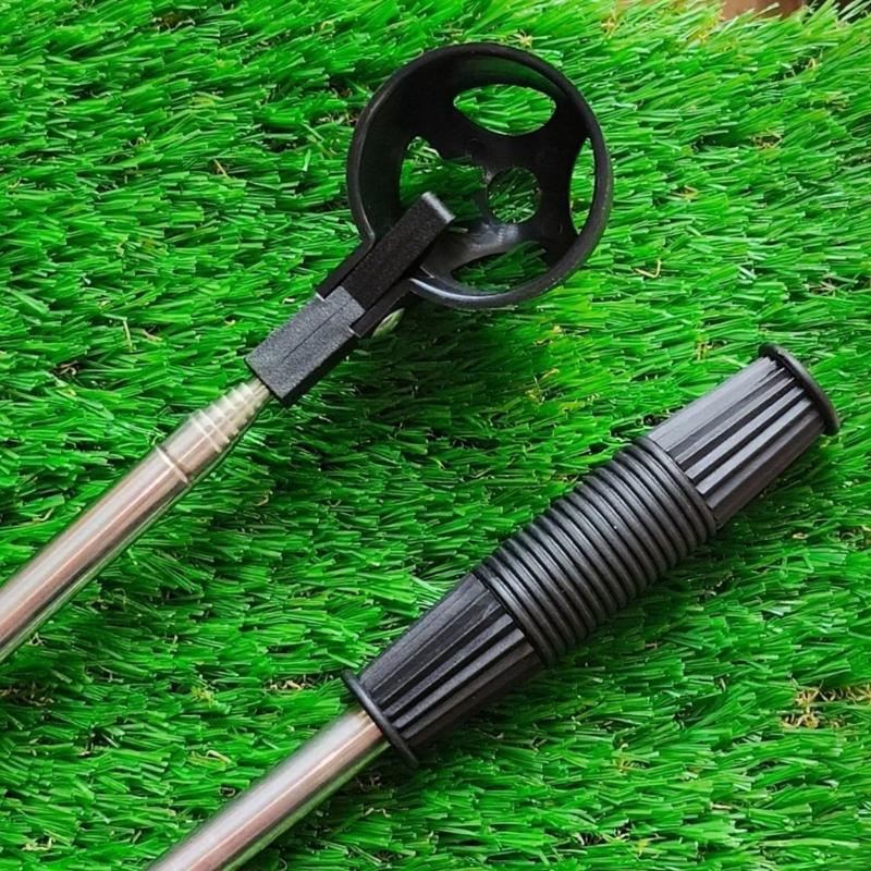 304 Stainless Steel Eggs Grabber Tool Ergonomic Handle Eggs Pickers Tool For Poultry Farmer Easy To Clean Telescopic Design