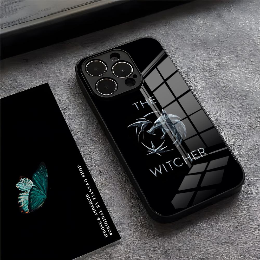 The W-Witcher Phone Case For IPhone 17 Pro Max 15 Pro 16 14 Plus 12 13 Mini 11 Pro Shockproof Glass Cover
