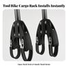 Rear Two-Wheel Rack with Side Supports Heavy-Duty Cargo