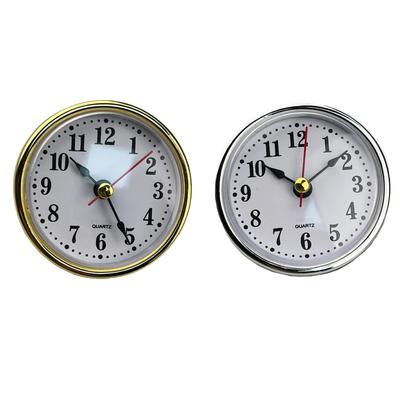 Accessories Quartz Clock Insert Clear Lens Gold Colored Trim