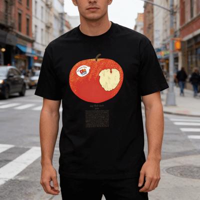 Djo Apfel T-Shirt Lustige Cartoon Grafik T-Shirts Damen Kurzarm Herren Oberteile Hohe Qualität T-Shirt Unisex Kreative Kleidung