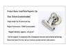 In Stock: Round Ferrite Magnet Metal Clips for Refrigerator & Warehouse Tickets