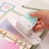 1 ks 3otvorový děrovač papíru pro kroužkové pořadače Denní diář Nastavitelný pro velikosti A5 A6 A7 Kapacita 8 listů Poznámkové bloky Scrapbooking