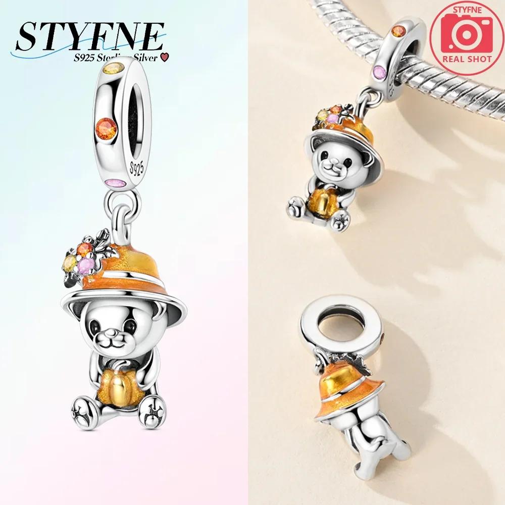 Exquisite Copper Autumn Squirrel Owl Series Diy Charm Beads Fit Original Bangle Charms Bracelet Women Jewelry