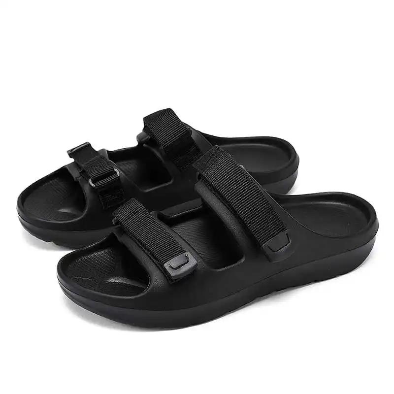 Appearance Increases Synthetic Leather Sandals Brown Slipper Slipper Men's Shoes Sports Sneakers Design Drop Shipping