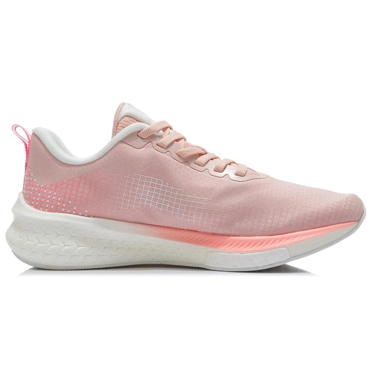 New LiNing Red Hare 5 Pro Breathable Low Top Running Shoes Women's Peach Orange Pink ARMR016-5