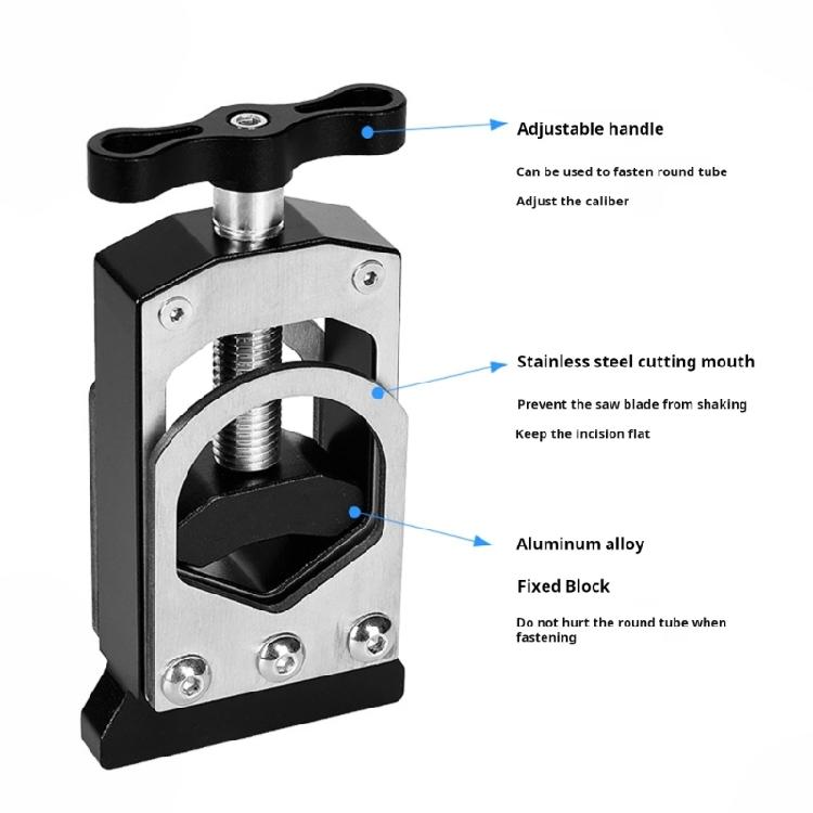 Bicycles Carbon Fiber Steerer Tube Cutter Fork Cutting Tool Aluminum Alloy Road Bicycles Fork Cutting Holder Enduring