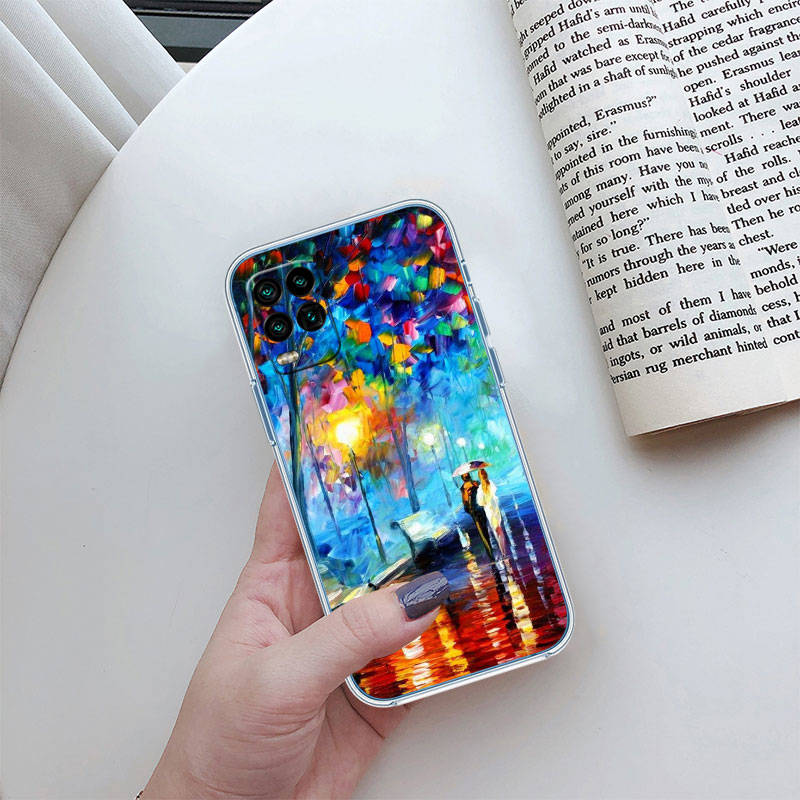 IR27 Starry Night Van Gogh Case for Motorola E22S E7 G6 G7 G8 G9 Plus Power Play G10 G20 G04 E30 E40 E22 E20 E13 E15 G22 G23 G05 G75 G35 G55