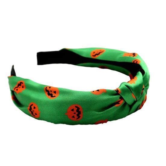 Bentiță Halloween Pânză de păianjen Pălărie de vrăjitoare Liliac Fantomă Model Lună Nodată Înfrumusețată Cerc de păr Lat Accesorii de păr
