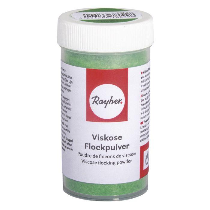 Viscose Flake Powder - 8 G - Grass Green - Sprinkler Bottle - Decorative Objects
