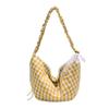 Korean Hobos Shoulder Bag Plaid Handbags Fashion Crossbody Bag  Female