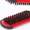 1 Pcs Pro Hairdressing Straightener Nylon Hair Straightening Double Brushes V Shape Comb Clamp Not Hurt Styling Tools