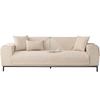 Cotton Sofa Cushion Four Seasons Universal Non-Slip Coarse Cloth Cushion Solid Color Fabric Craft Simple Sofa Cover Cover Cloth
